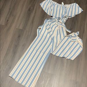 NWT Off the Shoulder Spring/Summer Jumpsuit